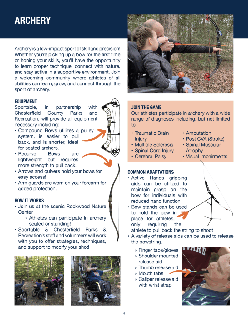 Archery – Sportable Adaptive Sports 101 Guide