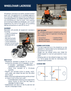 Wheelchair Lacrosse Sportable Adaptive Sports 101 Guide