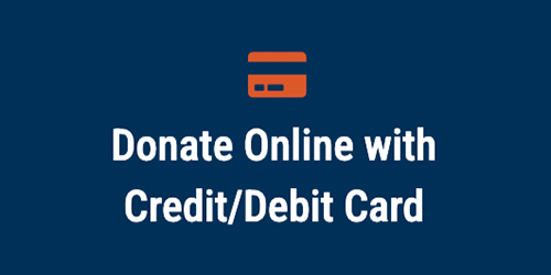 Donate Online with Credit/Debit Card