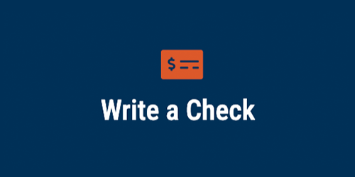 Write a Check